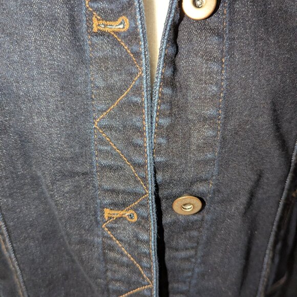 J.Jill Denim Jacket Petite - Picture 3 of 8